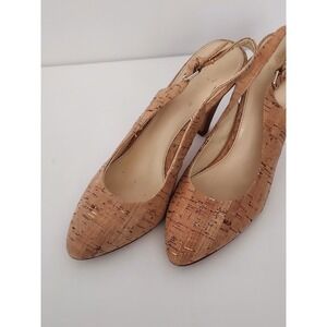 Women's Size 8.5, Cork, Slingback, Heels